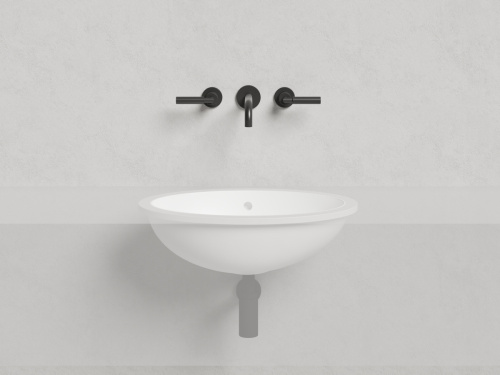 Раковина из искусственного камня S-Stone Salini MAREA 1101209M 60х40 встраиваемая цвет белый без отверстий под смеситель - фото 5